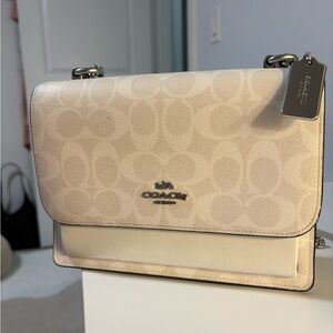 Coach Beige Crossbody Bag